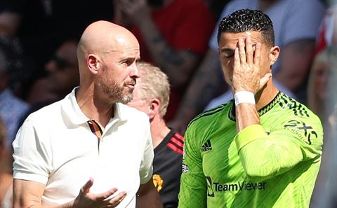 VIDEO: Ronaldo phản đối cách tư duy của Erik ten Hag với MU