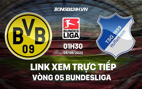 Link xem Dortmund vs Hoffenheim hôm nay 3/9/2022 trực tiếp kênh nào?