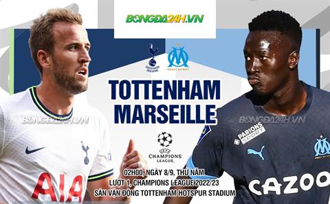 Nhận định Tottenham vs Marseille (02h00 ngày 08/09): Căng thẳng tột độ