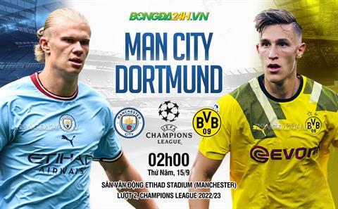 Erling Haaland lại ghi bàn, Man City ngược dòng đẳng cấp trước Dortmund