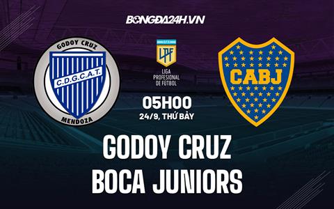 Nhận định Godoy Cruz vs Boca Juniors 5h00 ngày 24/9 (VĐQG Argentina 2022)