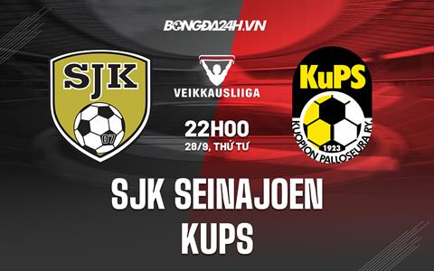 Nhận định SJK Seinajoen vs KuPS 22h00 ngày 28/9 (VĐQG Phần Lan 2022)