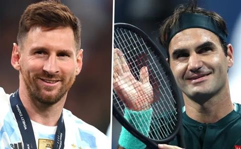 HLV Scaloni so sánh Messi với Roger Federer