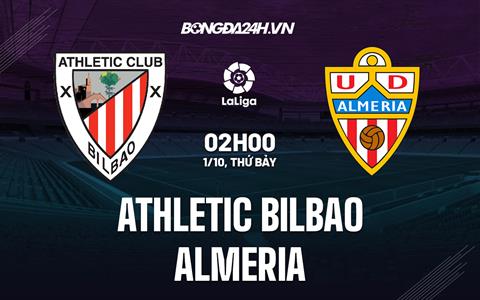 Nhận định, soi kèo Bilbao vs Almeria 2h00 ngày 1/10 (La Liga 2022/23)