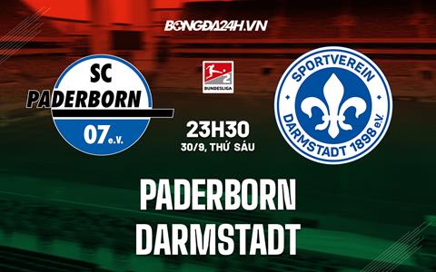 Nhận định Paderborn vs Darmstadt 23h30 ngày 30/9 (Hạng 2 Đức 2022/23)