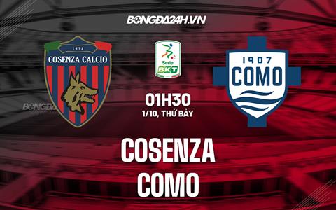 Nhận định bóng đá Cosenza vs Como 1h30 ngày 1/10 (Hạng 2 Italia 2022/23)