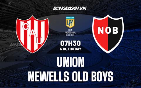 Nhận định Union Santa Fe vs Newells Old Boys 7h30 ngày 1/10 (VĐQG Argentina 2022)