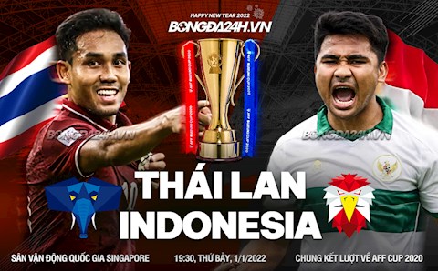 Nhận định Thái Lan vs Indonesia (19h30 ngày 1/1/2022): Khó có bất ngờ