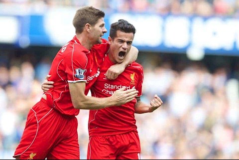 Steven Gerrard nói về Philippe Coutinho sau trận thua MU