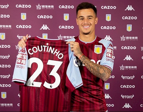 Philippe Coutinho chốt số áo ở Aston Villa, hé lộ giá mua đứt
