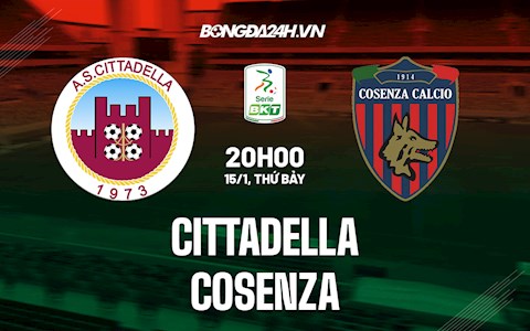 Nhận định,  Cittadella vs Cosenza 20h00 ngày 15/1 (Hạng 2 Italia)