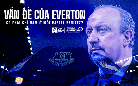 Rafael Benitez đã bị sa thải, nhưng vấn đề của Everton không chỉ nằm ở HLV