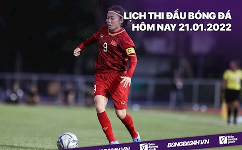 Lịch thi đấu bóng đá hôm nay 21/1: Nữ Việt Nam vs nữ Hàn Quốc