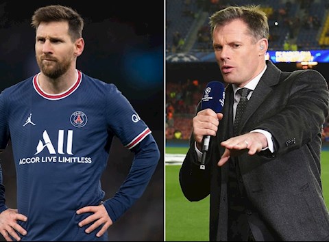 Messi bị tố chửi bậy Jamie Carragher trên trang cá nhân