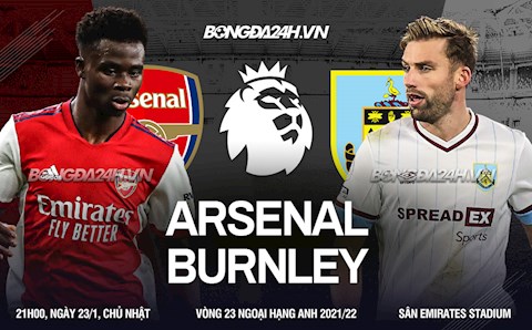 Nhận định Arsenal vs Burnley (21h00 ngày 23/1): Kéo Pháo trở lại