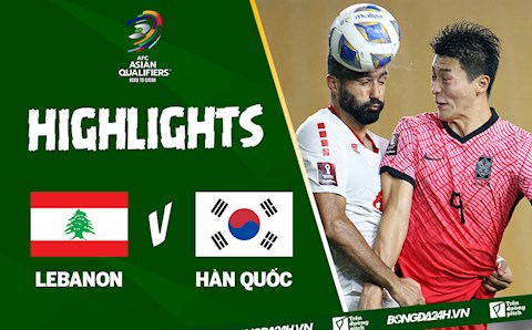 Video Lebanon vs Hàn Quốc (Vòng loại World Cup 2022)