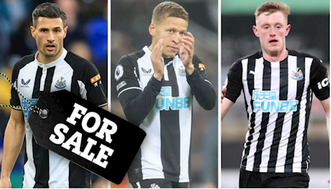 Newcastle đẩy đi gần một đội hình vào tháng 1 năm 2022