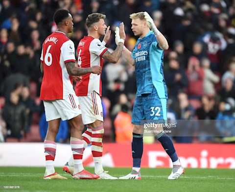 Aaron Ramsdale ngạc nhiên với 2 cầu thủ của Arsenal