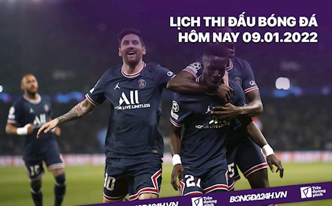 Lịch thi đấu bóng đá hôm nay 9/1: Lyon vs PSG; AS Roma vs Juventus