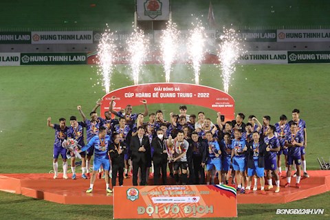 Hạ Bình Định, HAGL vô địch cúp Hoàng đế Quang Trung 2022