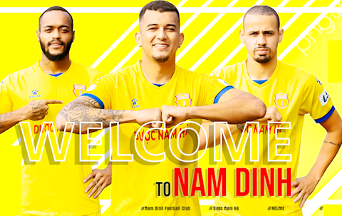 Nam Định trình làng bộ 3 ngoại binh ở mùa giải 2022