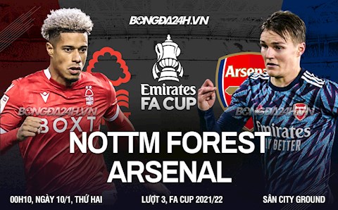 Nhận định Nottingham Forest vs Arsenal (0h10 ngày 10/1): Đại tiệc tấn công