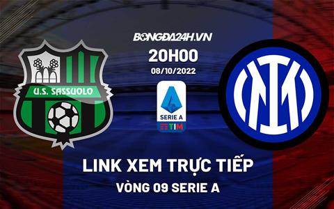 Link xem trực tiếp Sassuolo vs Inter Milan 20h00 ngày 8/10 (Serie A 2022/23)