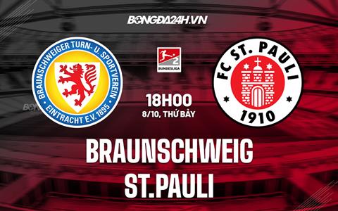 Nhận định Braunschweig vs St.Pauli 18h00 ngày 8/10 (Hạng 2 Đức 2022/23)