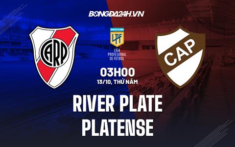 Nhận định River Plate vs Platense 7h30 ngày 13/10 (VĐQG Argentina 2022)