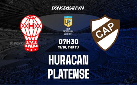 Nhận định, dự đoán Huracan vs Platense 7h30 ngày 19/10 (VĐQG Argentina 2022)