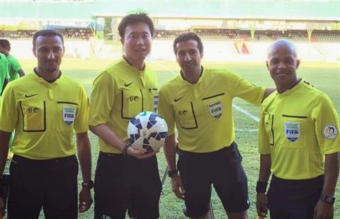 Tổ trọng tài người Hàn Quốc bắt chính trận Hải Phòng vs Hà Nội