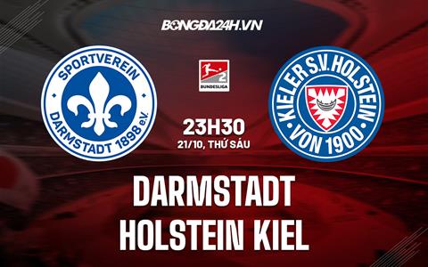 Nhận định Darmstadt vs Holstein Kiel 23h30 ngày 21/10 (Hạng 2 Đức 2022/23)