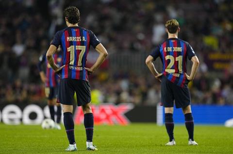 Những con số tồi tệ về Barca ở Champions League 2022/23