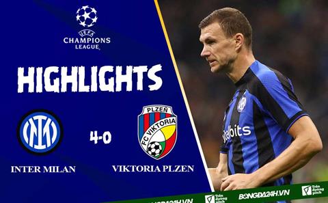 Video Inter Milan vs Viktoria Plzen cúp C1: Tiễn Barca xuống Europa League