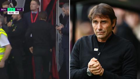 Antonio Conte giải thích lý do không ăn mừng sau chiến thắng trước Bournemouth