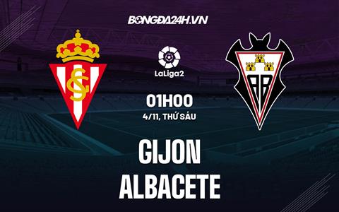 Nhận định bóng đá Gijon vs Albacete 1h00 ngày 4/11 (Hạng 2 Tây Ban Nha 2022/23)