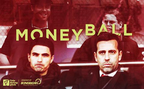 Moneyball và câu chuyện chuyển nhượng của Arsenal dưới thời Mikel Arteta