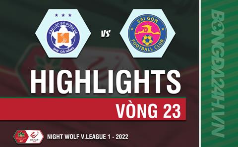 Video tổng hợp: Đà Nẵng 1-0 Sài Gòn (Vòng 23 V.League 2022)