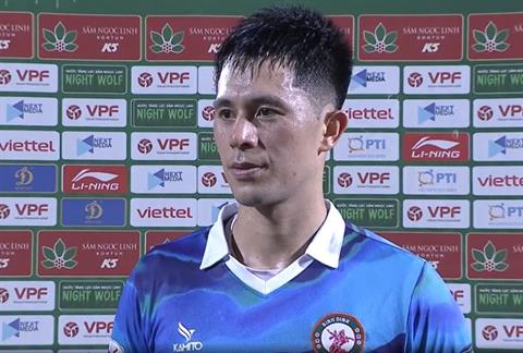 Đình Trọng chưa ngừng hy vọng sau trận hòa Viettel FC