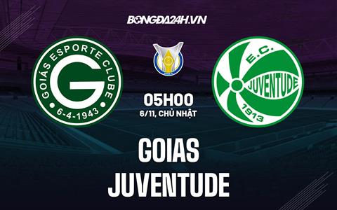 Nhận định bóng đá Goias vs Juventude 5h00 ngày 6/11 (VĐQG Brazil 2022)