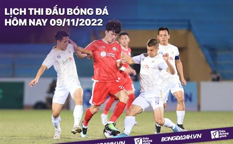 Lịch thi đấu bóng đá hôm nay 9/11: Derby thủ đô cực cháy!