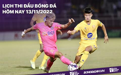 Lịch thi đấu bóng đá hôm nay 13/11: Chung kết ngược - Nam Định vs Sài Gòn