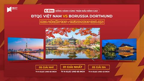 Hơn 150 triệu đồng tiền thưởng cho khán giả trận ĐTVN đấu Borussia Dortmund