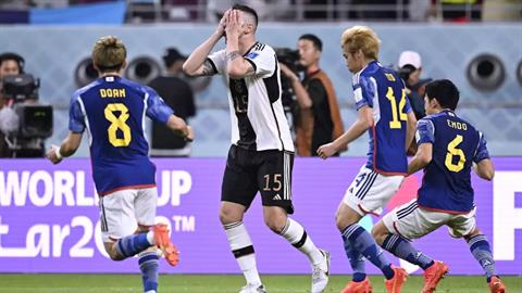 Vì sao ĐT Đức thảm bại trước ĐT Nhật Bản?