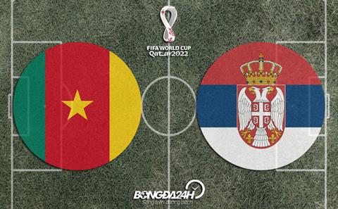 Đội hình chính thức Cameroon vs Serbia 17h00 ngày 28/11 (World Cup 2022)