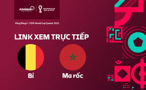 Trực tiếp bóng đá World Cup 2022: Bỉ vs Ma Rốc link xem VTV2