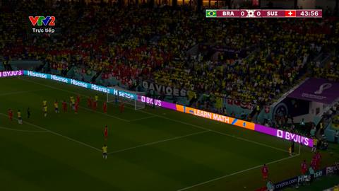 Trận đấu Brazil vs Thụy Sĩ bị mất điện 