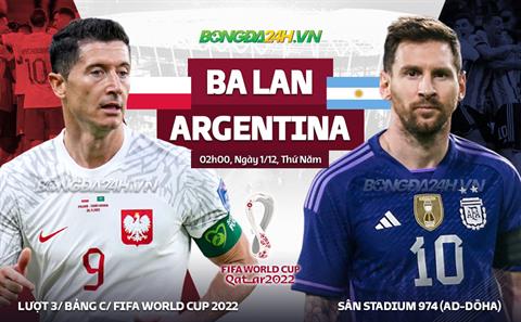 Nhận định Ba Lan vs Argentina (02h00 ngày 1/12): Nắm quyền tự quyết