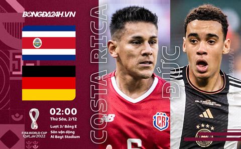 Nhận định Costa Rica vs Đức (02h00 ngày 2/12): Phải thắng thật đậm
