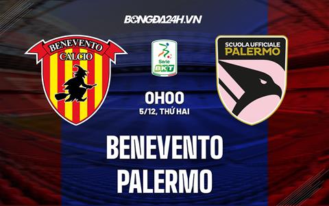 Nhận định bóng đá Benevento vs Palermo 00h00 ngày 5/12 (Hạng 2 Italia 2022/23)